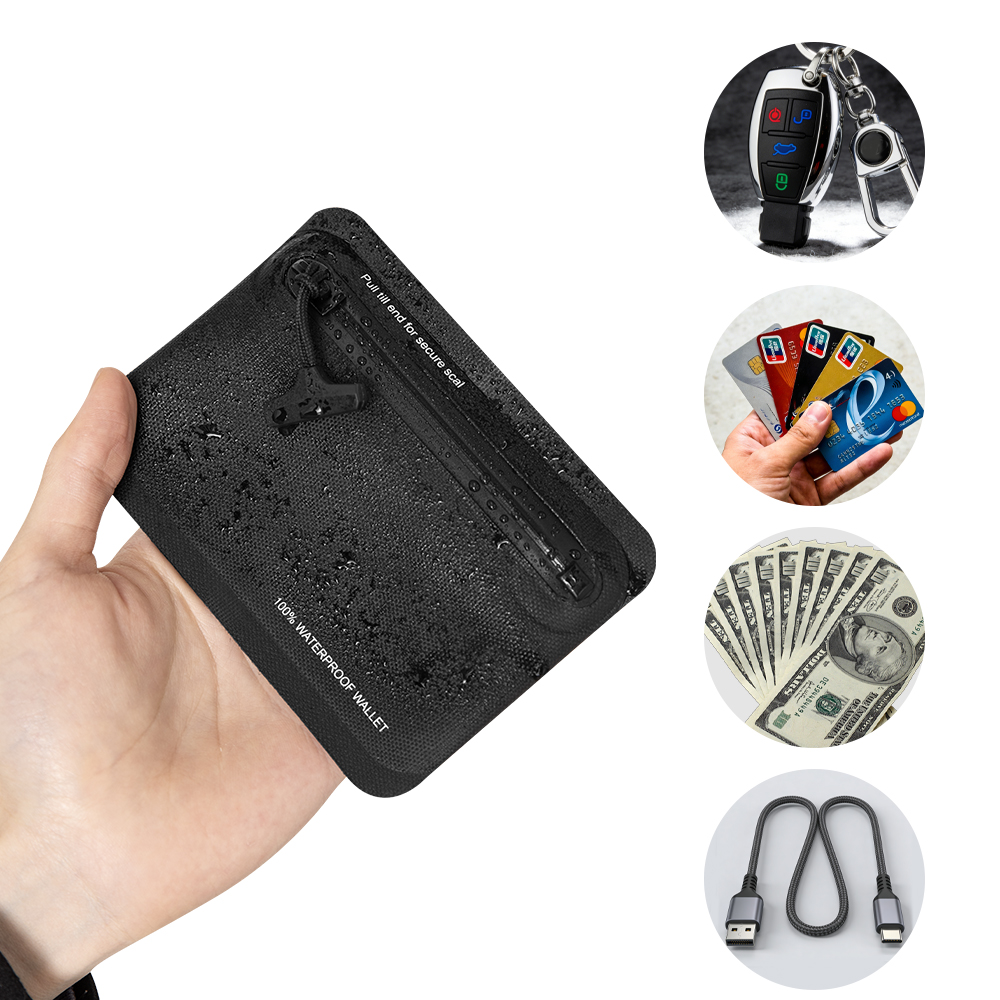 Edc Carry Coins - Waterproof Zipper Coin Purse Outdoor Lightweight