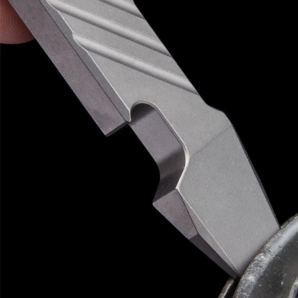 Titanium EDC Pry Bar Tool – 4” - Micro Screwdriver Kit 评论和价格
