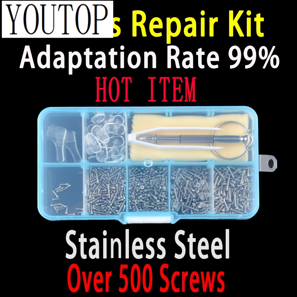 500 Eyeglasses Repair Kit Tool - Micro Screwdriver Kit 评论和价格
