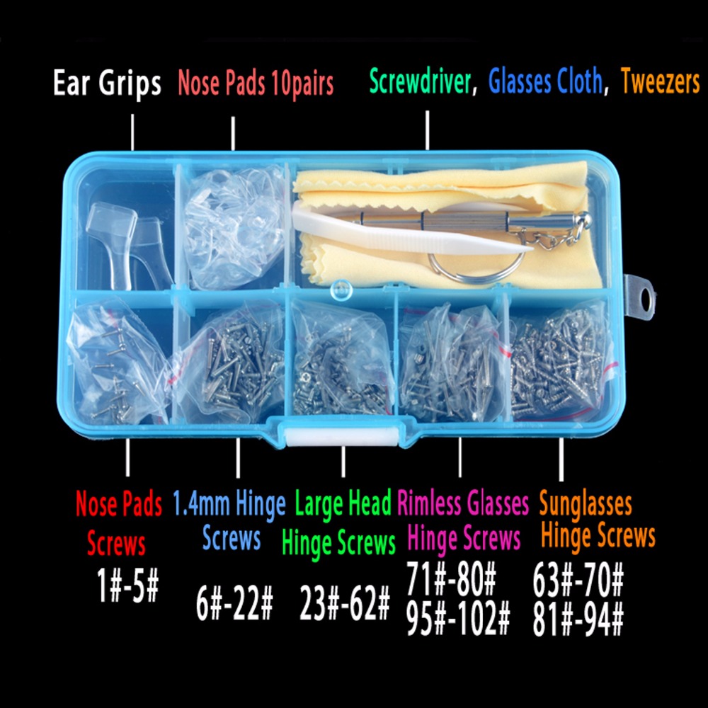 500 Eyeglasses Repair Kit Tool - Micro Screwdriver Kit 评论和价格