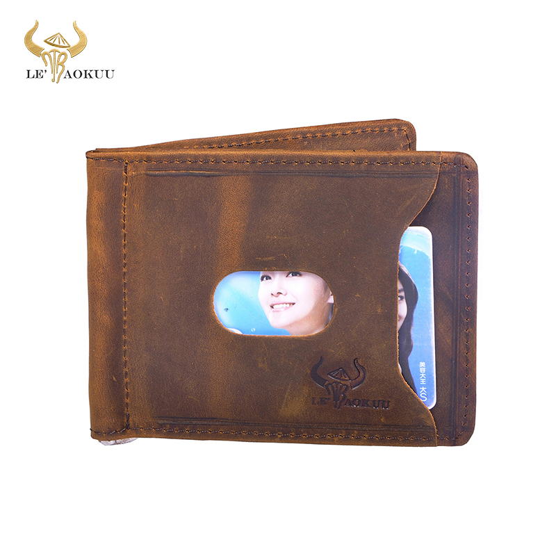 Quality Leather Men Magnetic M - Money Clip Magnetic 评论和价格