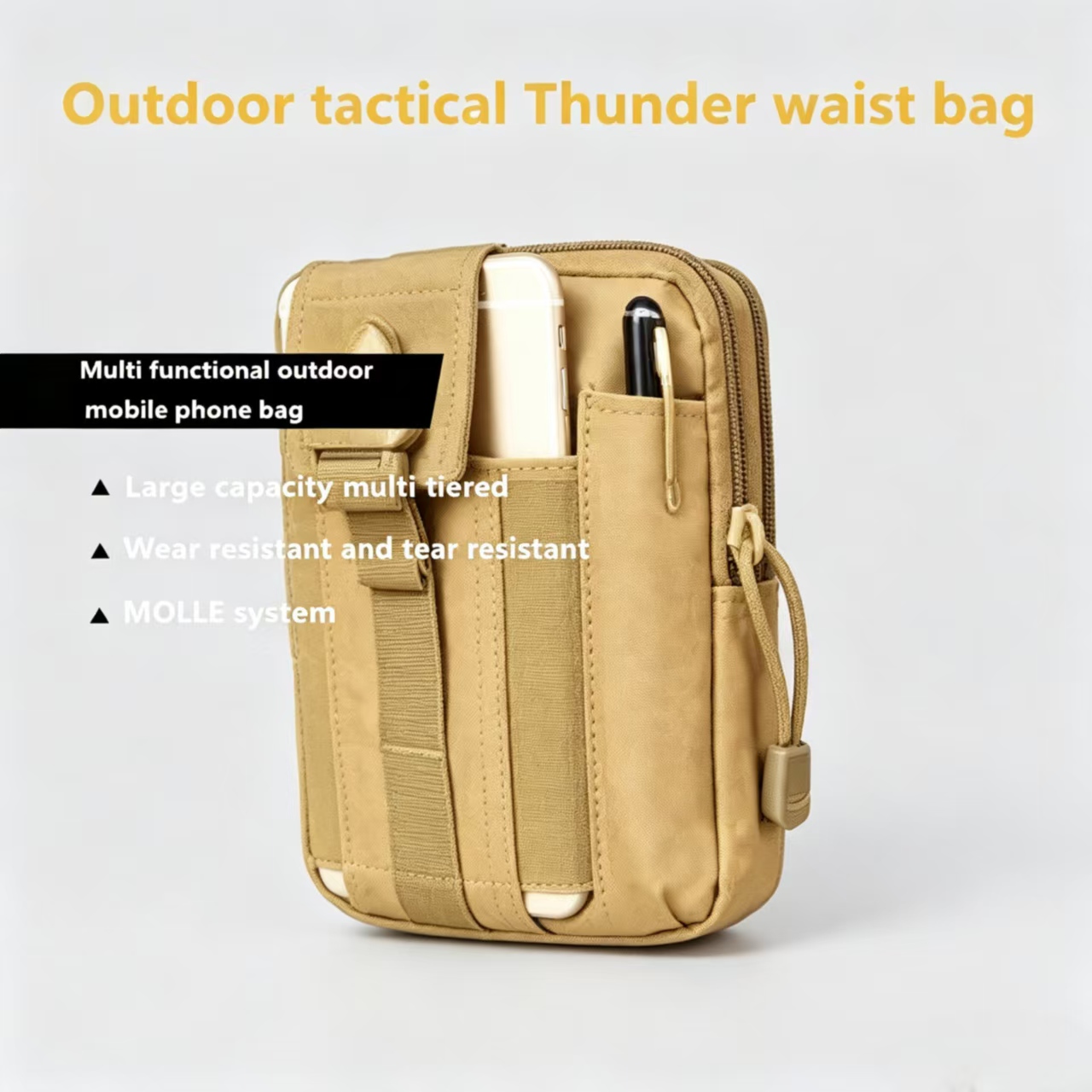 Tactical MOLLE Waist Pouch 600 - Edc Concealed Carry Belt 评论和价格