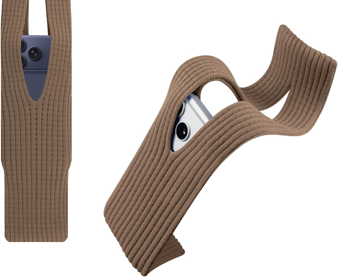 Knitted Phone Pouch Soft Stret - Edc Daily Carry 评论和价格
