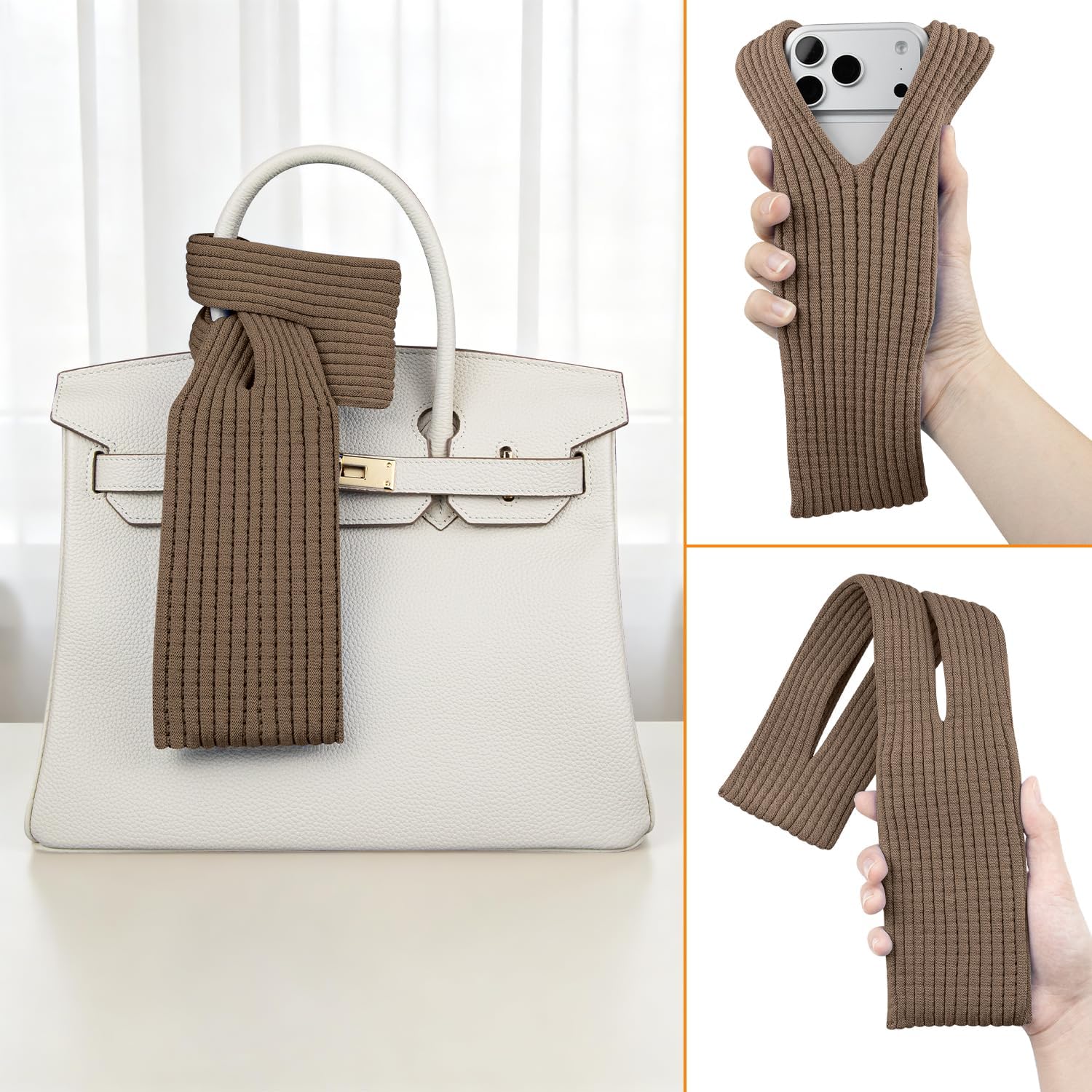 Knitted Phone Pouch Soft Stret - Edc Daily Carry 评论和价格