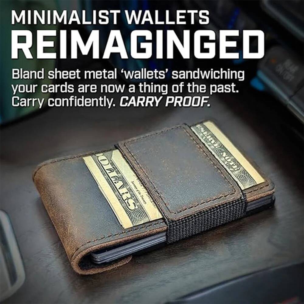 OUIO Men's RFID Blocking Minim - Money Clip Magnetic 评论和价格