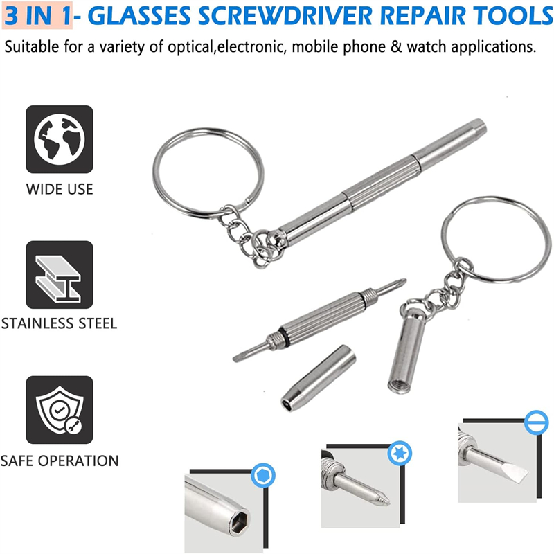 Mini Hand Glasses Screwdrivers - Micro Screwdriver Kit 评论和价格