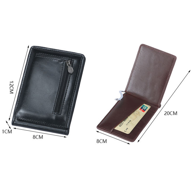 New Mini Men's Leather Money C - Money Clip Magnetic 评论和价格