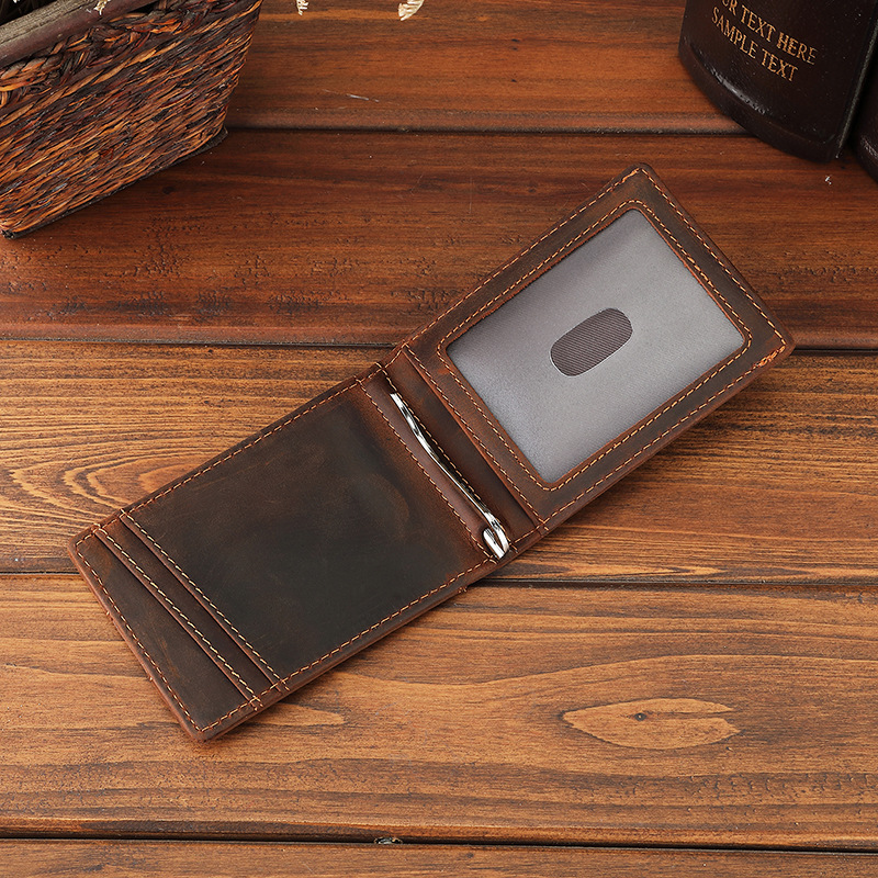 Genuine Leather Money Clip Wal - Money Clip Magnetic 评论和价格